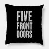 Five Front Doors Throw Pillow Official Family Guy Merch