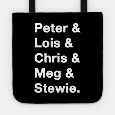 Family Guy Names White Tote Official Family Guy Merch