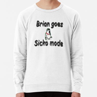 Brian Goes Sicko Mode Sweatshirt Official Family Guy Merch