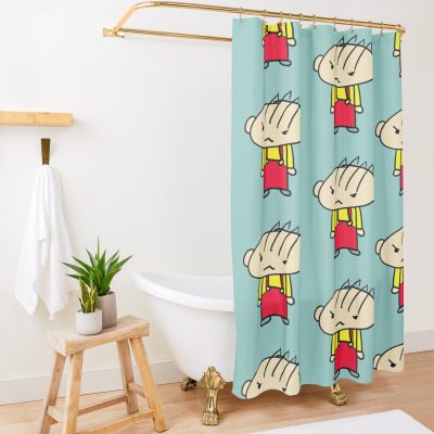 Stewart Groffin Shower Curtain Official Family Guy Merch