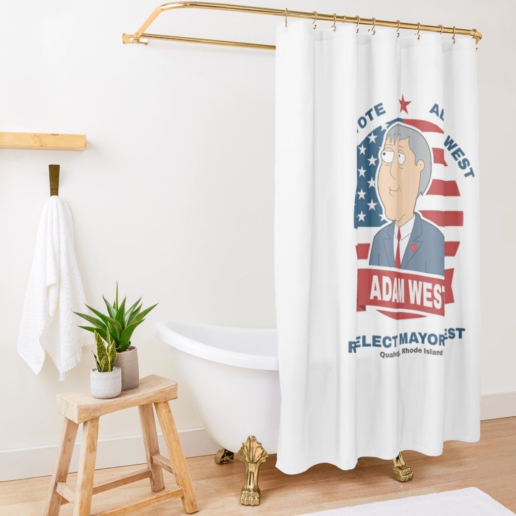 Family Guy Vote Mayor West Shower Curtain - Family Guy Store