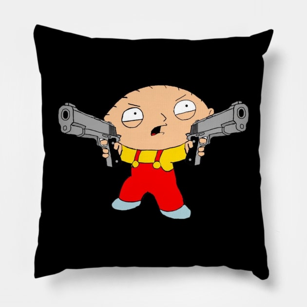 Family Guy Stewie Funny Cartoon Throw Pillow